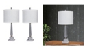 FANGIO LIGHTING Tapered Table Lamps, Set of 2